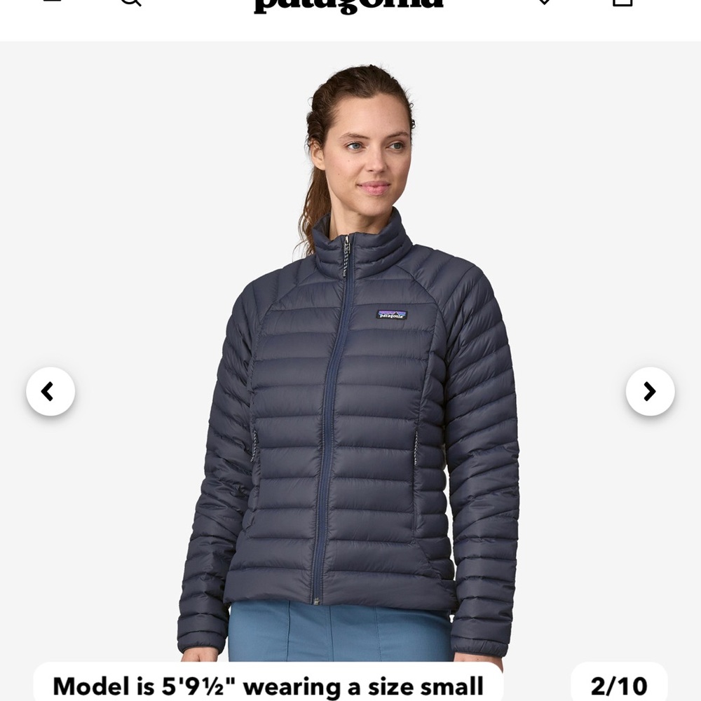 Patagonia Navy Puffer -Size M